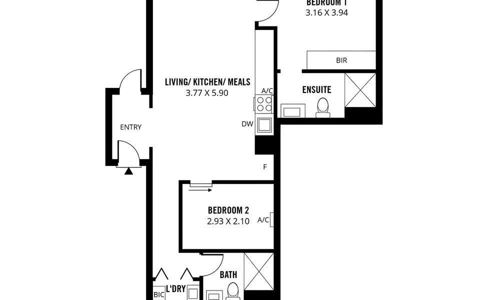 Samsara – 2BR Apartment on Flinders