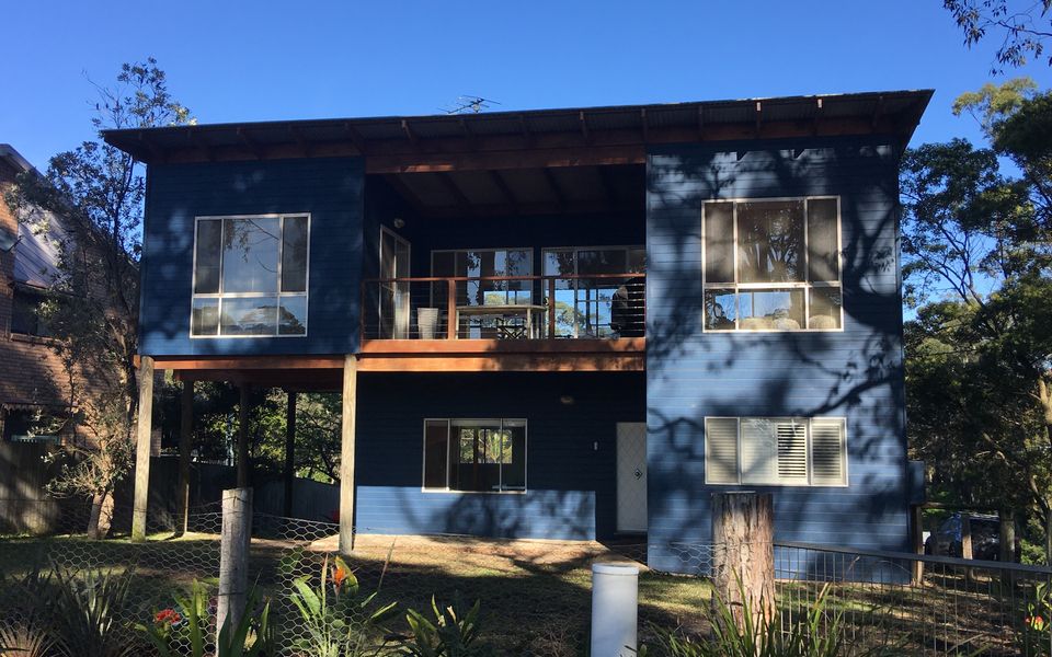 The Blue House at Durras