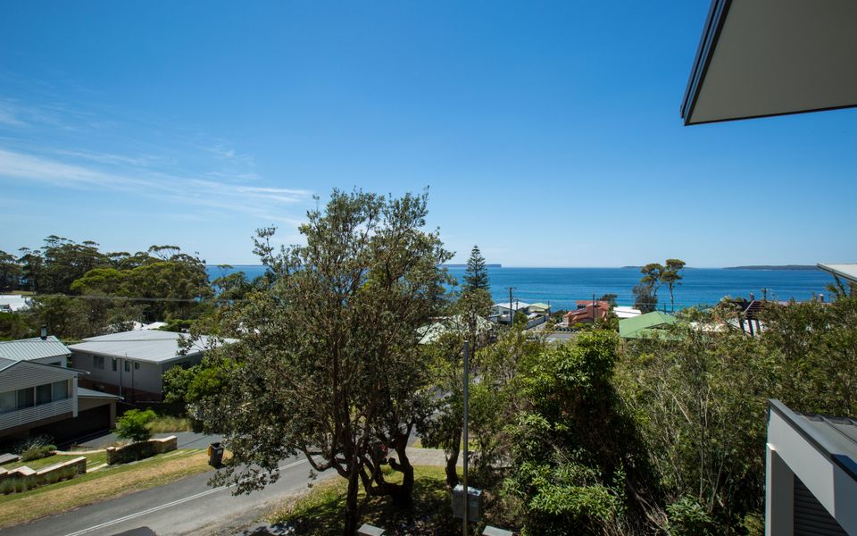 Beach views from hyams beach accommodation balcony