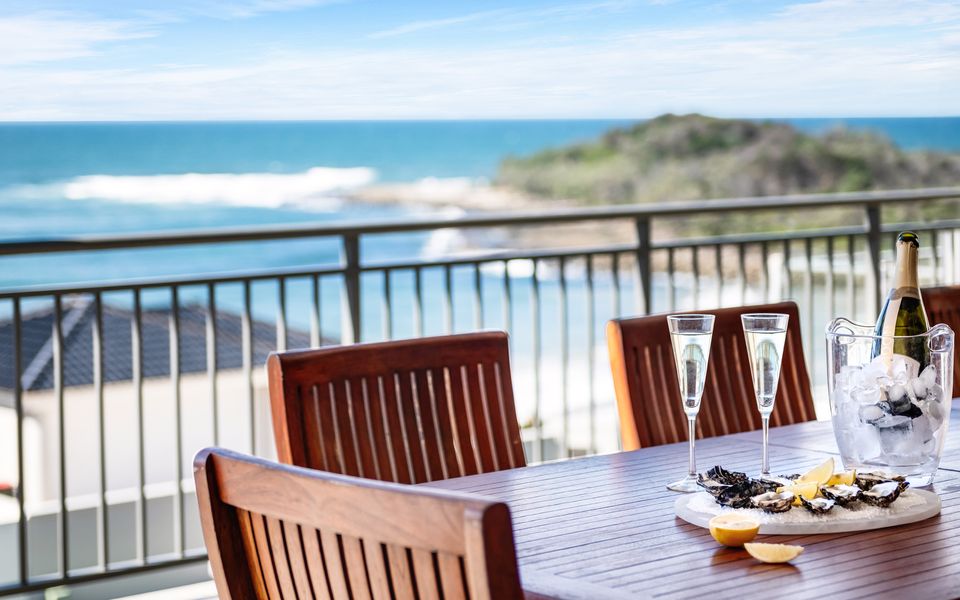 THE PALMS YAMBA | Overlooking Convent Beach