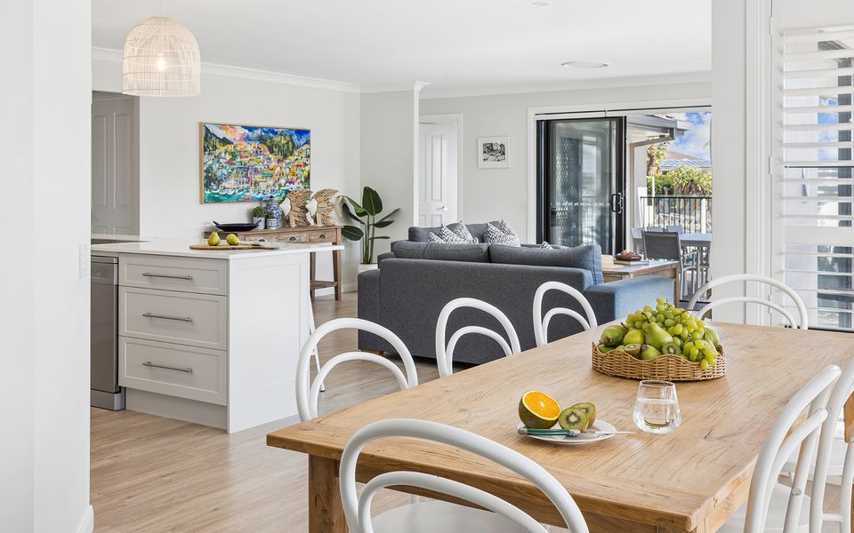 WITONGA WATERS – Pet Friendly Luxury Waterfront Escape with Pool & Pontoon | Holiday Yamba
