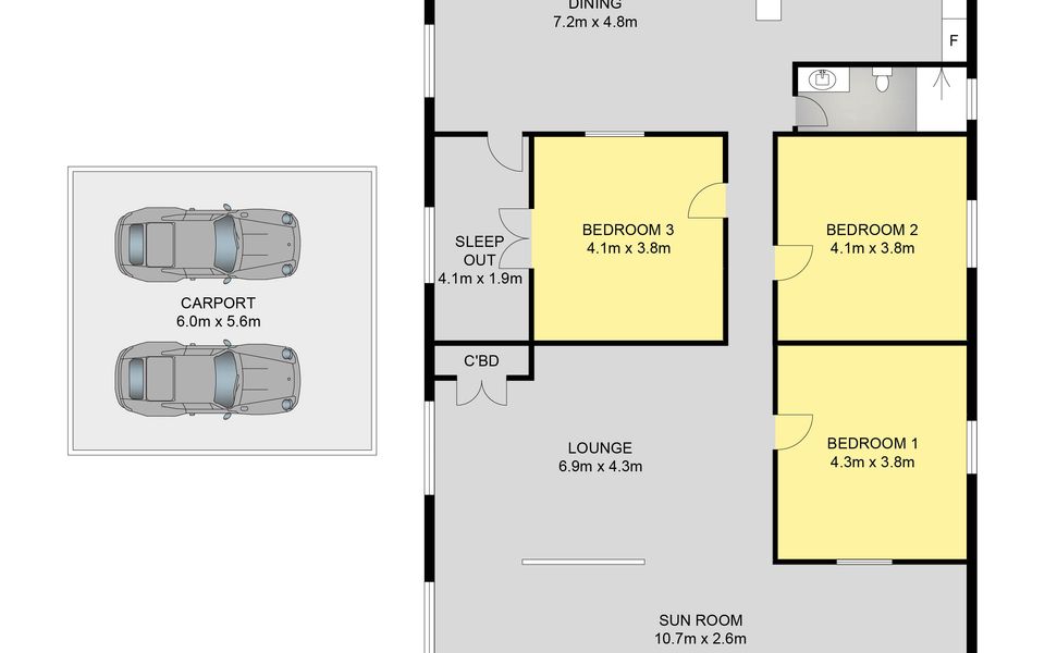 CLARENCE COURT ON THE BEACH | Spacious beach house