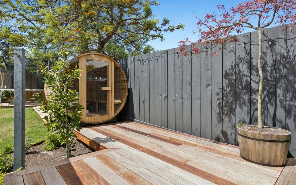 Family Holiday on the beach with sauna