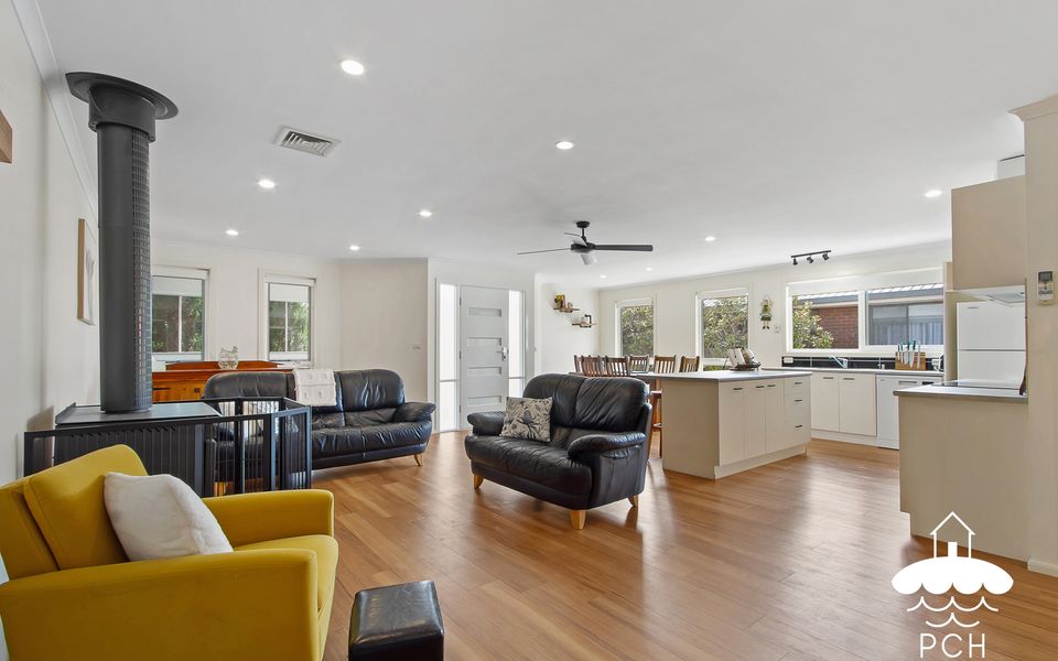 Open plan living area