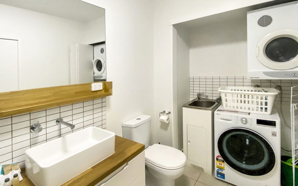 1 Bright Point Apartment 4502 - Main Bathroom/Laundry