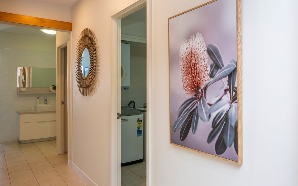 Easy access to laundry room