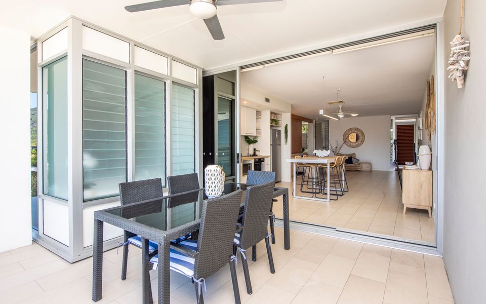 Easy access to balcony