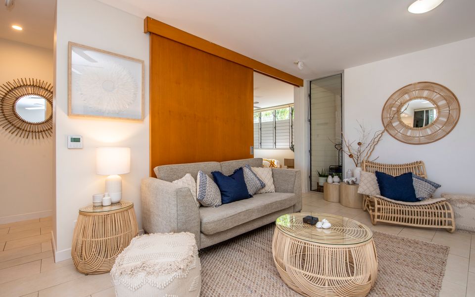 Generous living room