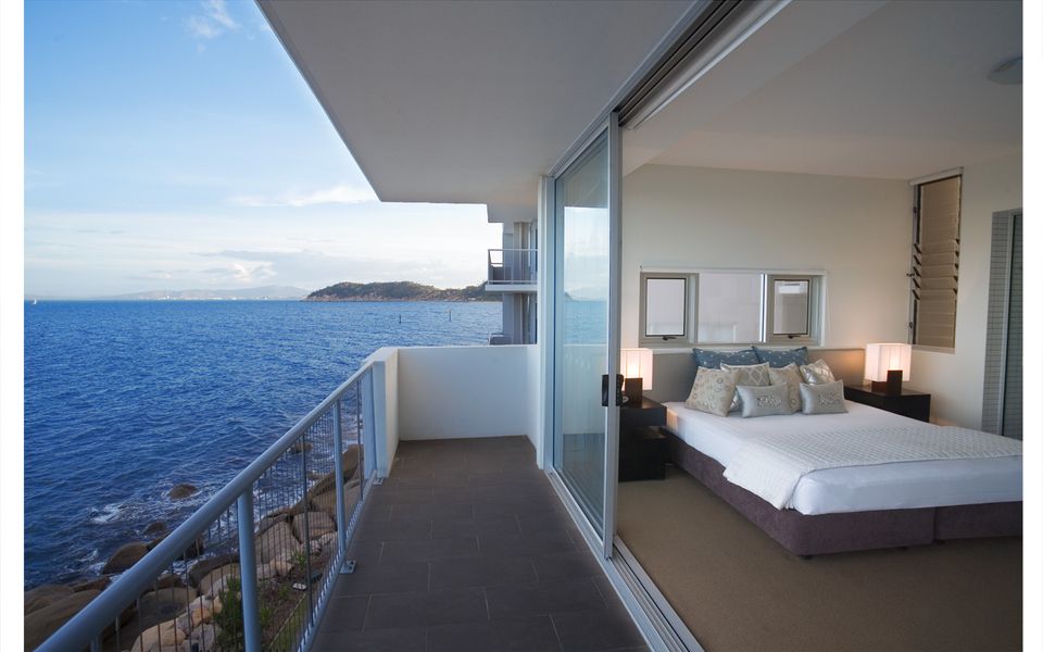 1 Bright Point Apartment 5201 - Master Bedroom/Balcony