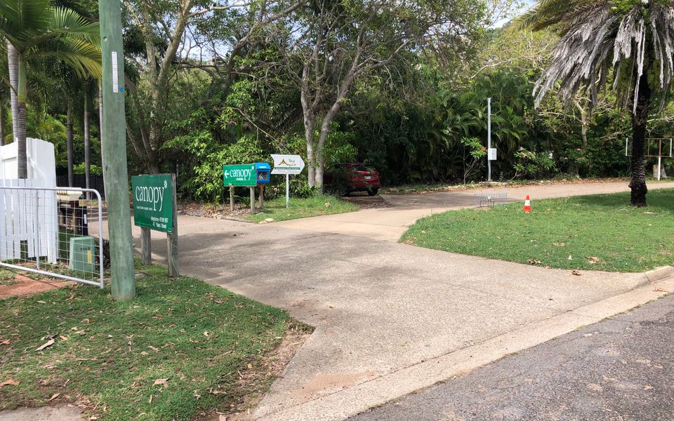 Entrance to Tiny Island House