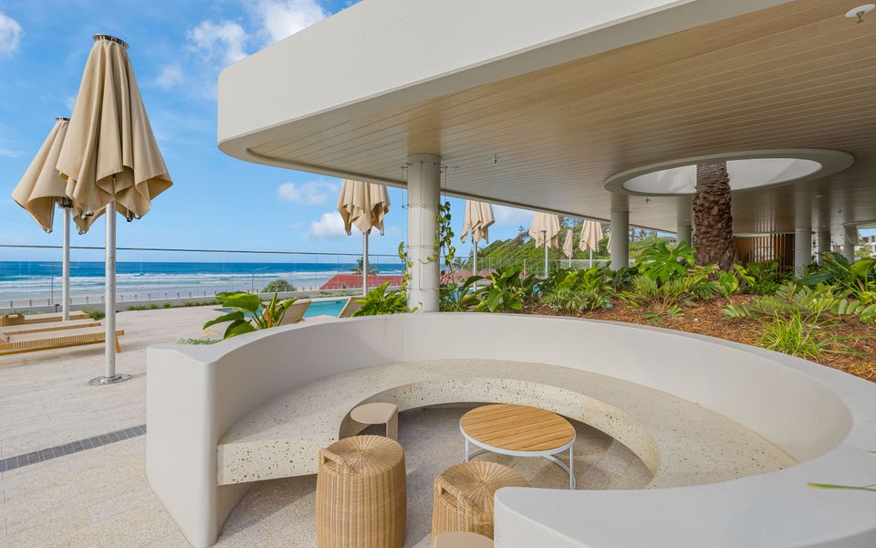 Miles at Kirra Point 204 – Luxury on Kirra Beachfront – Linen Provided – Min. 3 Night Stays!