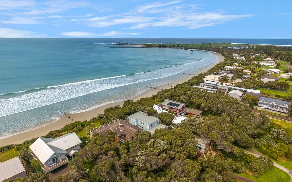 Beachfront Drone View