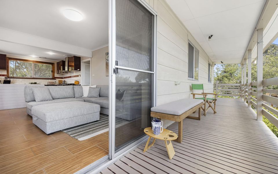 Living area with access to balcony