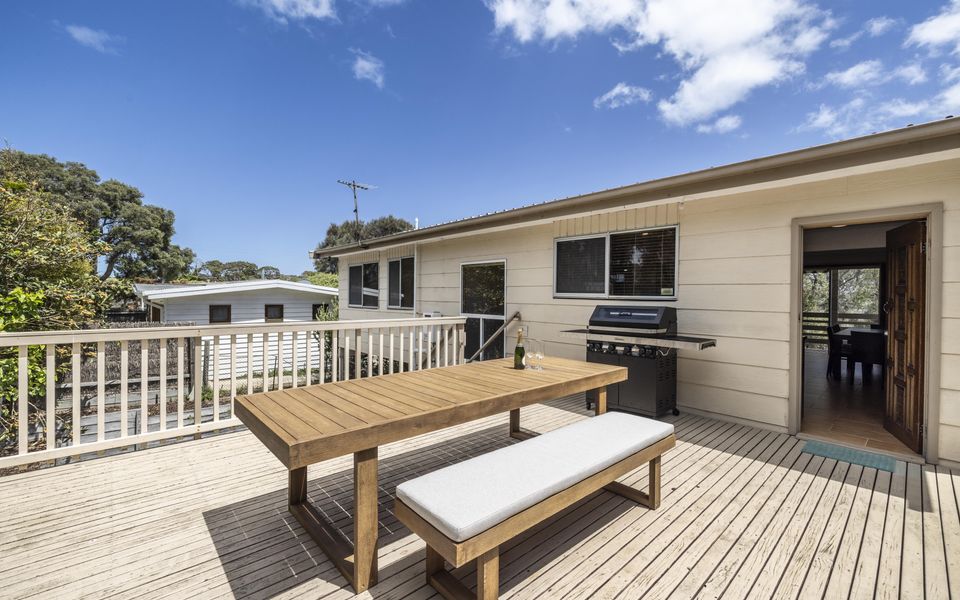 Decked alfresco area