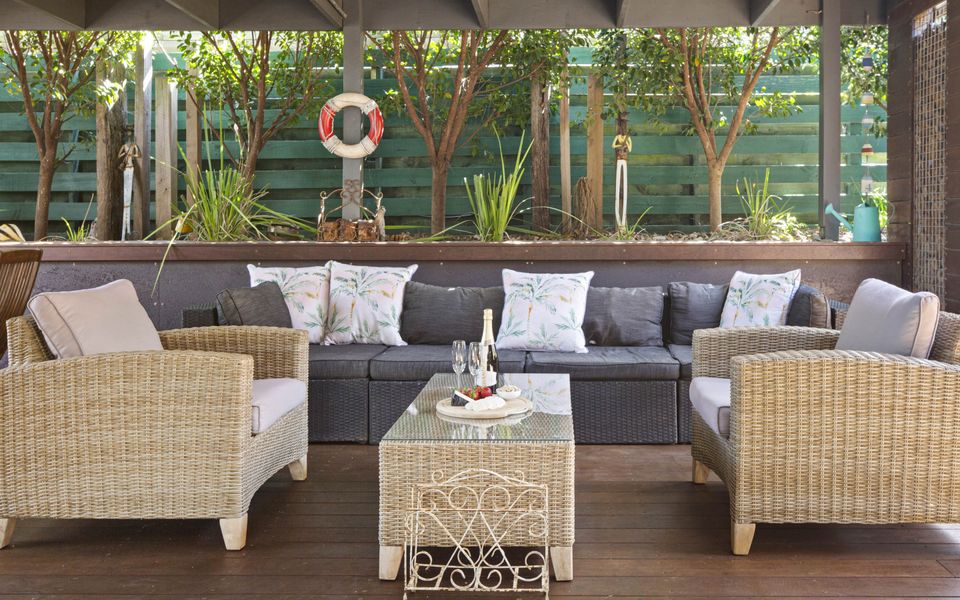 Undercover Alfresco area with outdoor fan