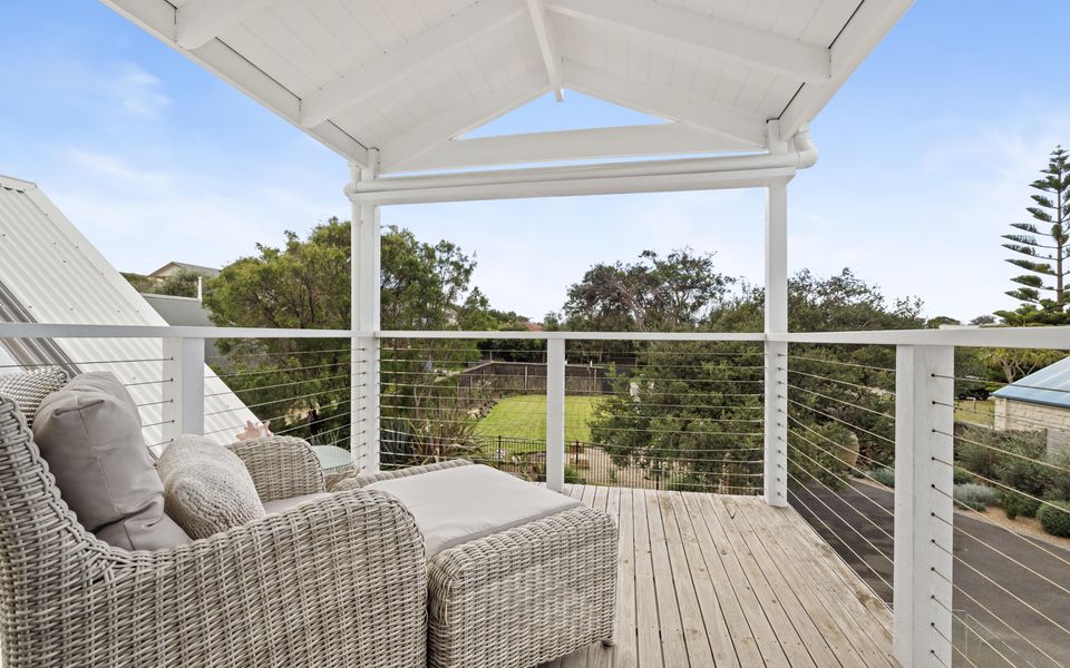Beautiful Mornington Peninsula Garden views from the undercover balcony