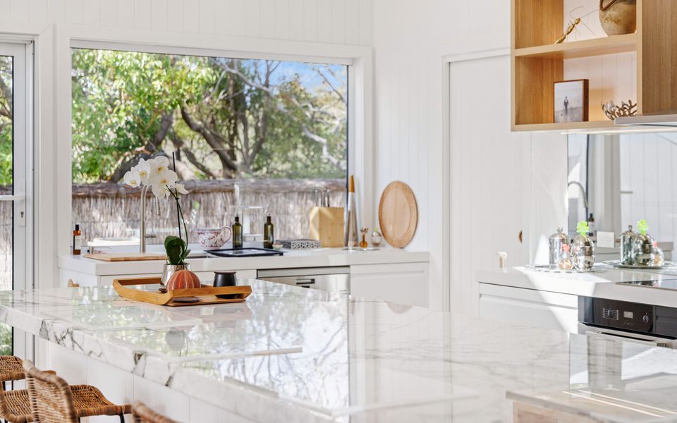 Well equipped kitchen with adjoining butlers pantry