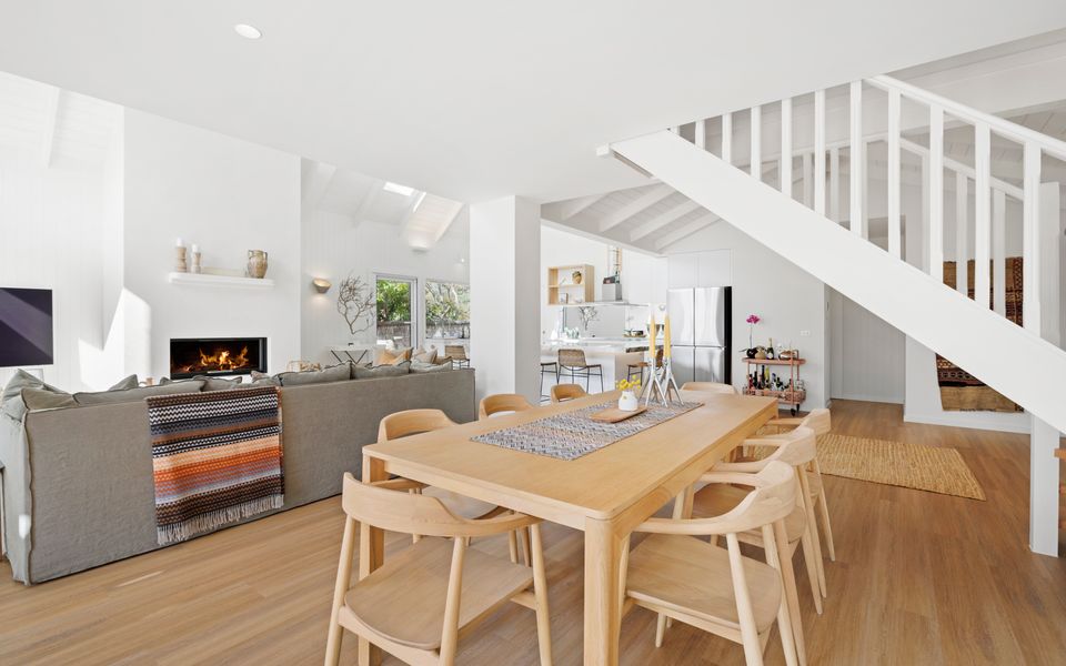 Dining room with seating for eight