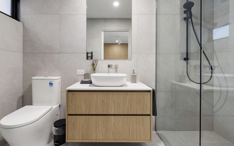 Ensuite Bathroom with Heated Floors Bedroom four