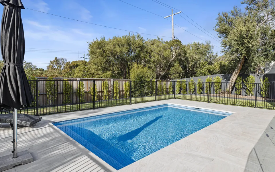 Solar Heated private pool