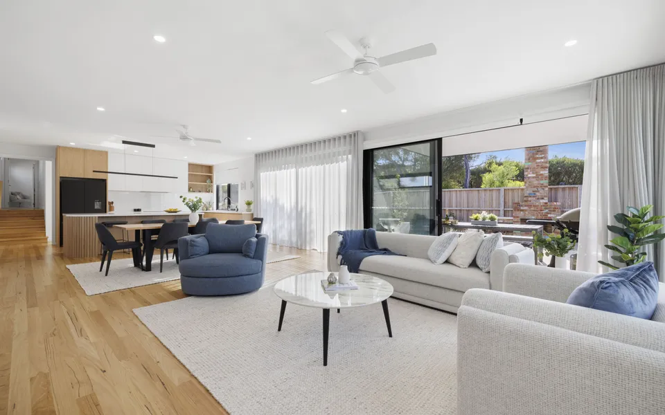 Light-Filled Main Living Area at Coastmere