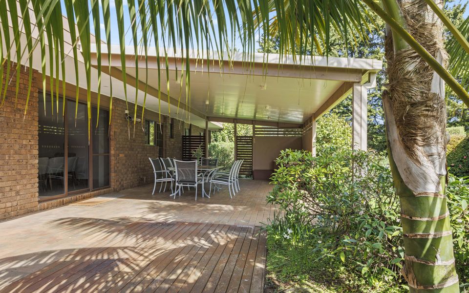 Large undercover alfresco area with BBQ