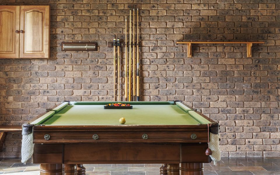 Billiard room — great for a little friendly competition