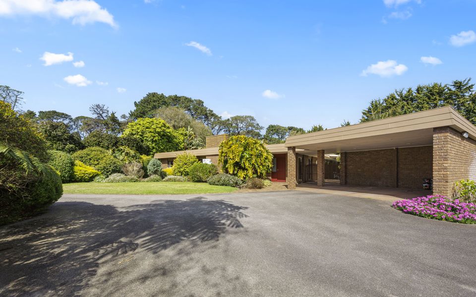 Undercover carport for two cars at the front of the house