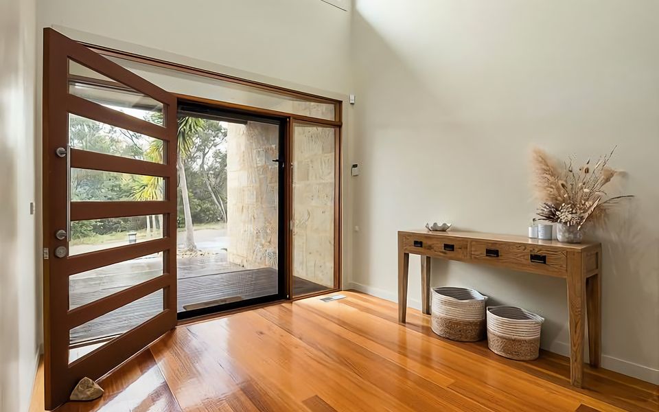 Large welcoming entrance.