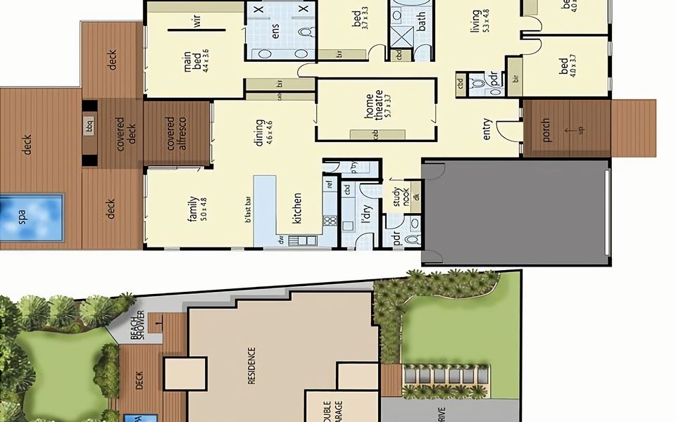 Stunning Home Alfresco Entertainment Jacuzzi