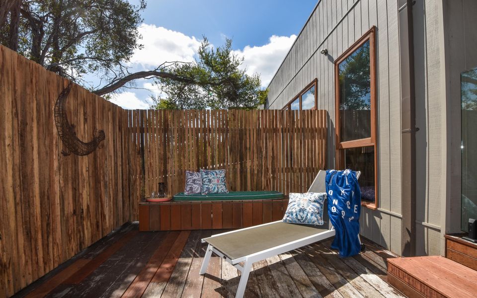 Sun lounges and chairs perfect for relaxation.