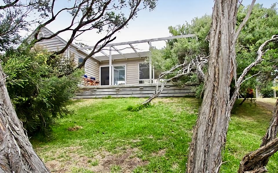 Relaxing hideaway in a natural setting with native trees.