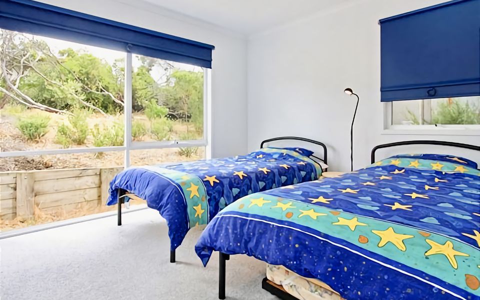 2 King single beds for a restful sleep.