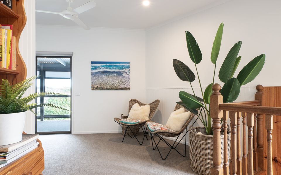 Reading chairs in living area