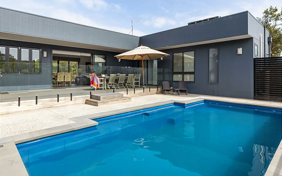 Experience a slice of paradise with your own private solar heated swimming pool.