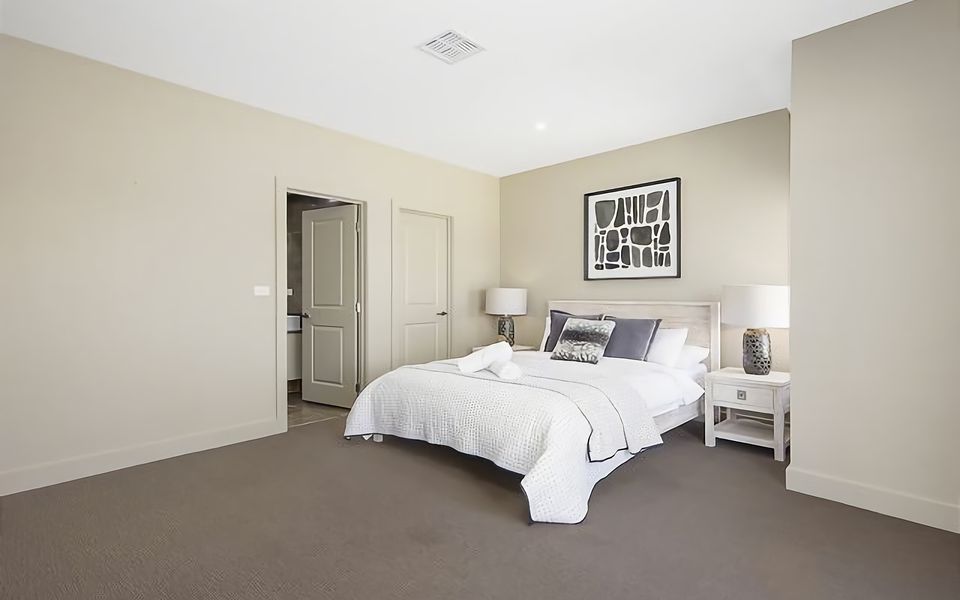 Embrace the luxury of our master bedroom with a queen bed and ensuite, where every detail is meticulously designed to ensure your utmost comfort and relaxation.