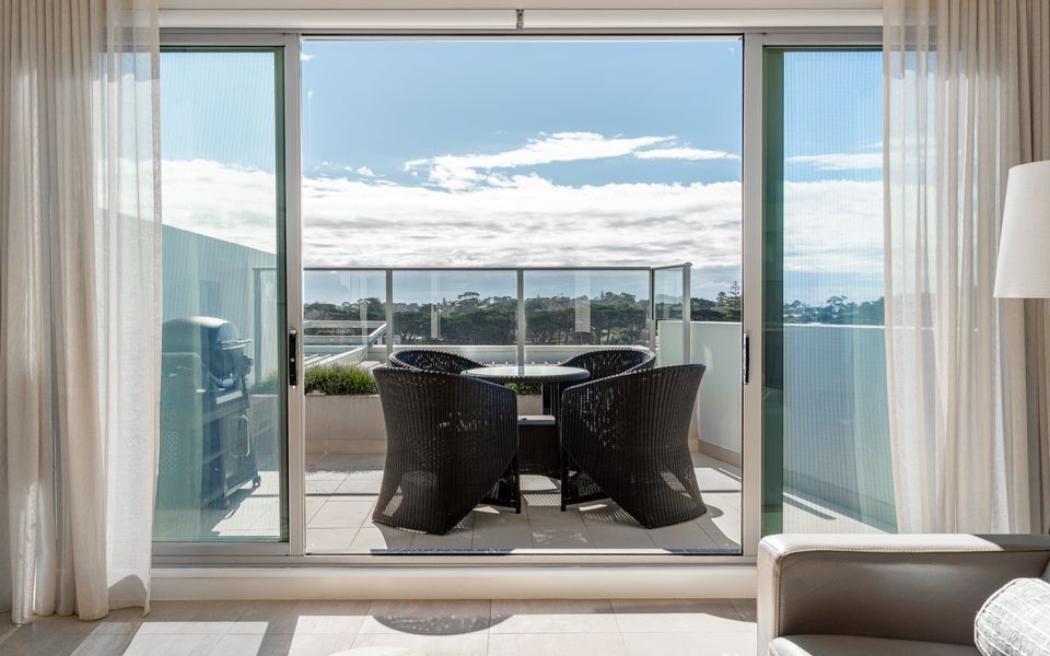 Private balcony complete with BBQ and alfresco dining