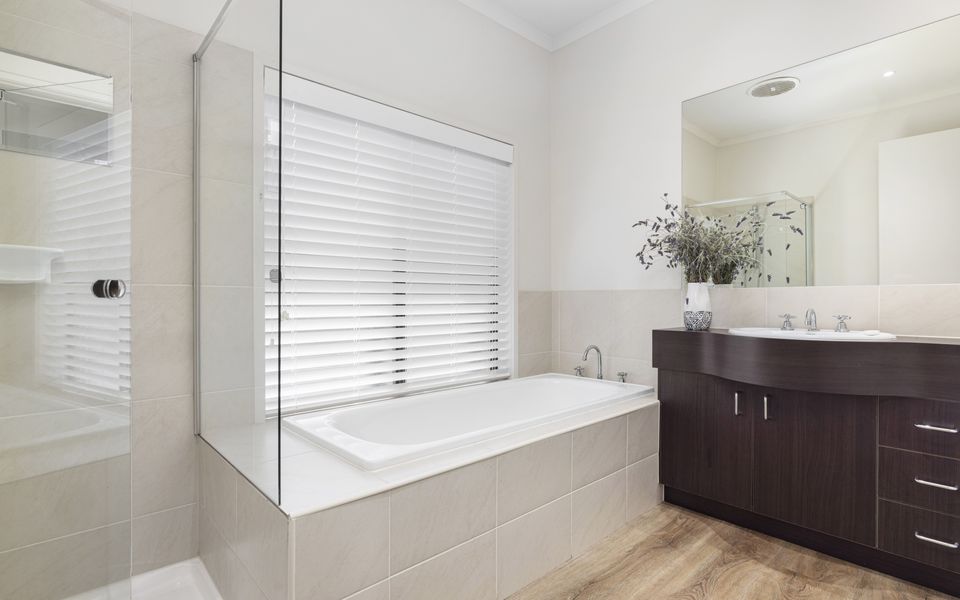 Family bathroom with separate shower and bath
