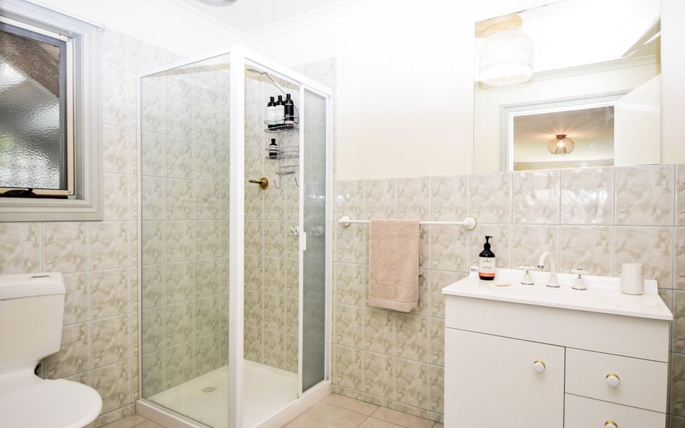 Ensuite off the studio - with shower, hand-basin and toilet.