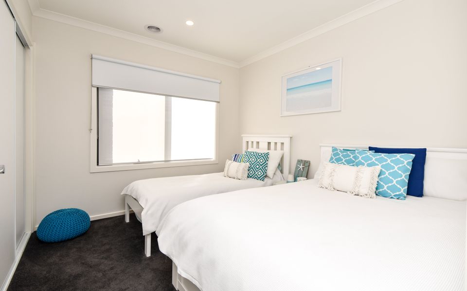 Unwind and recharge in our inviting room, complete with a plush single bed and double bed, ensuring a peaceful and revitalizing stay.