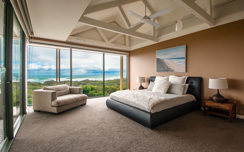 Wake up to magnificent views of the ocean from a King-sized bed and enjoy your own double ensuite with poolside access in the Master wing..