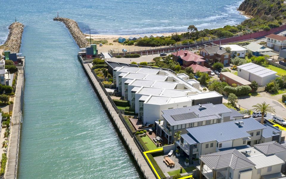 Martha Cove Marina - private access to the boardwalk from the terrace.